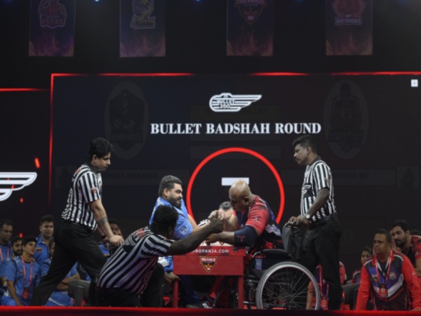 Asian and World Champion Srinivas BV in action (Photo: Pro Panja League)