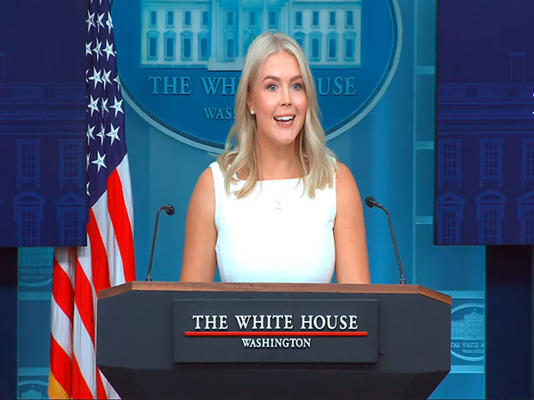 White House Press Secretary, Karoline Leavitt (Image: YouTube@The White House) White House Press Secretary, Karoline Leavitt (Image: YouTube@The White House)