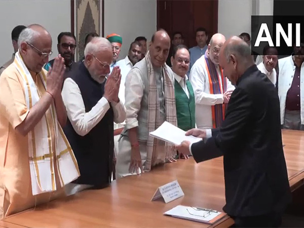 NDA’s Vice Presidential candidate CP Radhakrishnan files nomination (Photo/ANI)