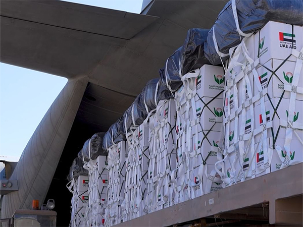 UAE conducts 75th airdrop of aid over Gaza Strip (Photo/WAM)