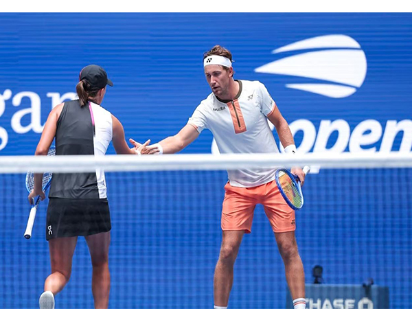 Tennis players Casper Ruud and Iga Swiatek (Photo: US Open website)