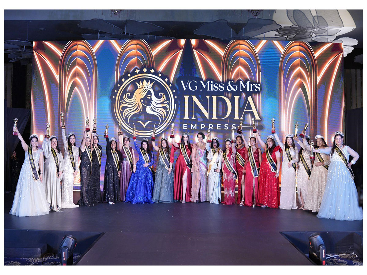 VG Miss & Mrs India Empress 2025 – Season 6 Crowned in Delhi with Royal Grandeur & Social Purpose