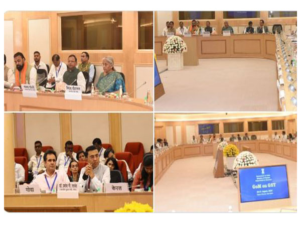 Finance Minister Nirmala Sitharaman addresses Group of Ministers (GoMs) constituted by GST Council (Image: X/@FinMinIndia)