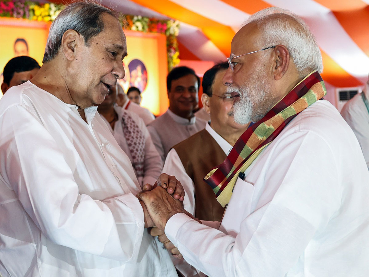 BJD chief Naveen Patnaik and Prime Minister Narendra Modi (File Photo/ANI)