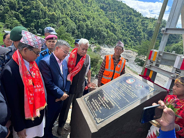 Nepal’s longest modular bridge inaugurated in Panchthar (Photo/@IndiaInNepal)
