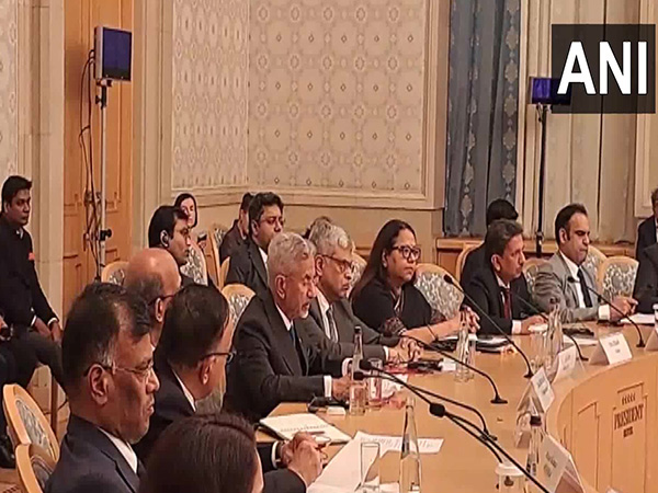 External Affairs Minister S Jaishankar addressing IRIGC-TEC meeting in Moscow (Photo/ANI)