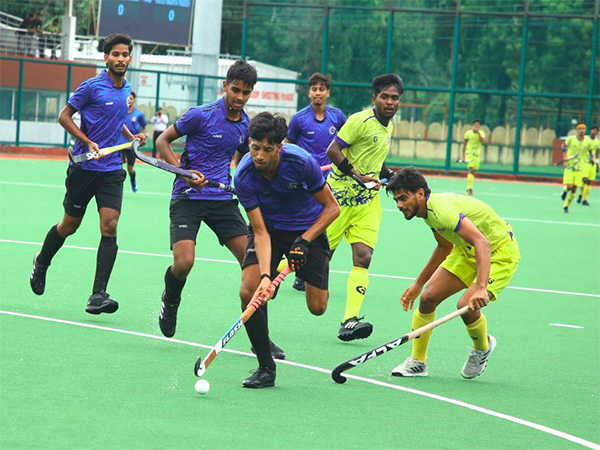 Players in action during match (Photo: Hockey India)