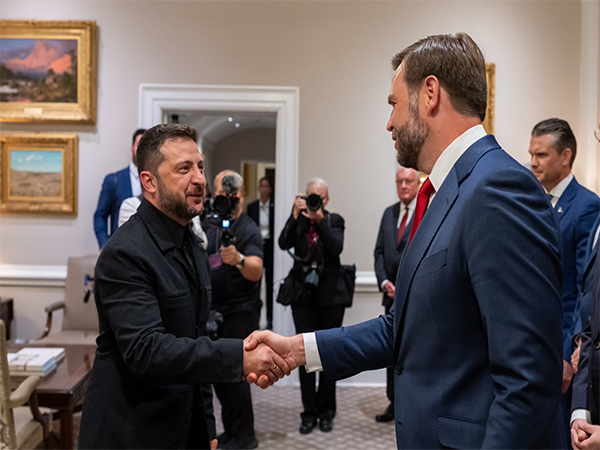 US Vice President JD Vance with Ukrainian President Volodymyr Zelenskyy (Photo/X@VP)