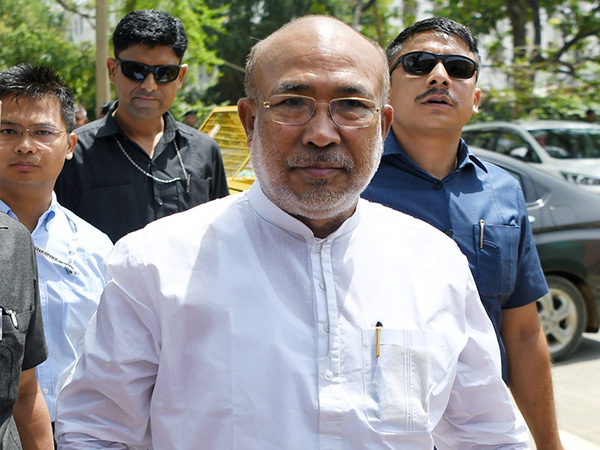 Former Manipur Chief Minister N Biren Singh (Photo/ANI)