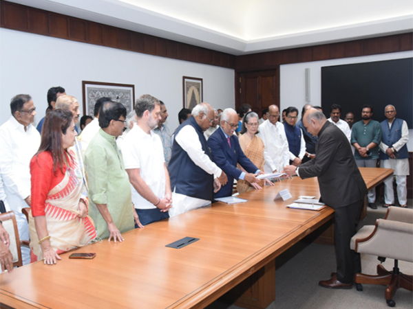INDIA Bloc’s VP Nominee B Sudershan Reddy files nomination (Photo/X: @INCIndia)