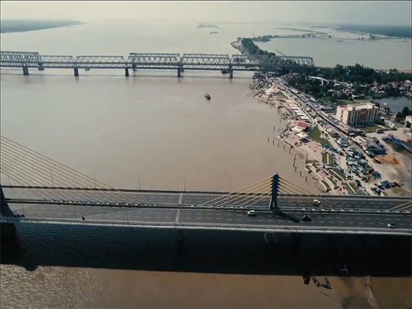 Visuals of the Aunta – Simaria Bridge (Photo/ANI)  