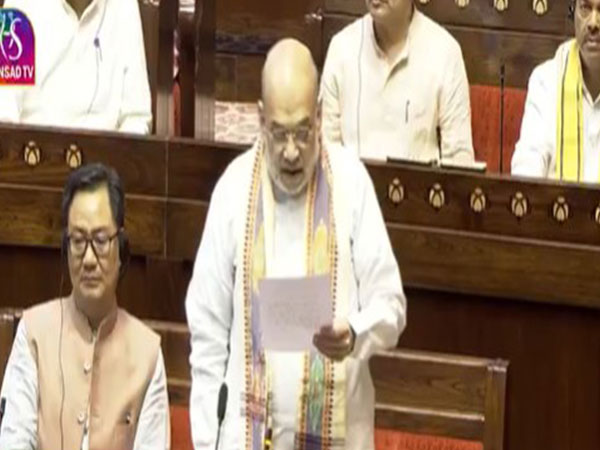 Union Home Minister Amit Shah in Rajya Sabha (Photo/SansadTV)