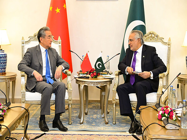 Foreign Minister, Senator Mohammad Ishaq Dar with Foreign Minister Wang Yi  (Image: X/@ForeignOfficePk)