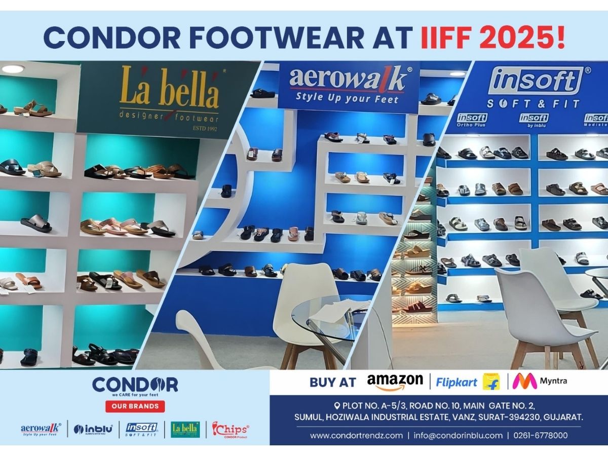 Condor Footwear Makes a Mark at the 9th Indian International Footwear Fair