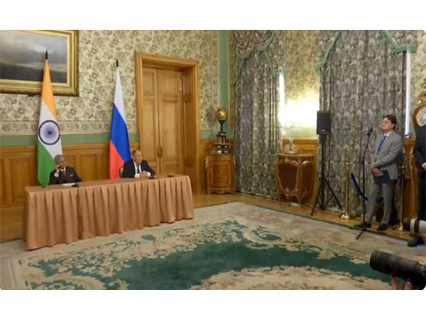 External Affairs Minister S Jaishankar addresses a joint press briefing with Russian Foreign Minister Sergey Lavrov (Photo/Reuters)