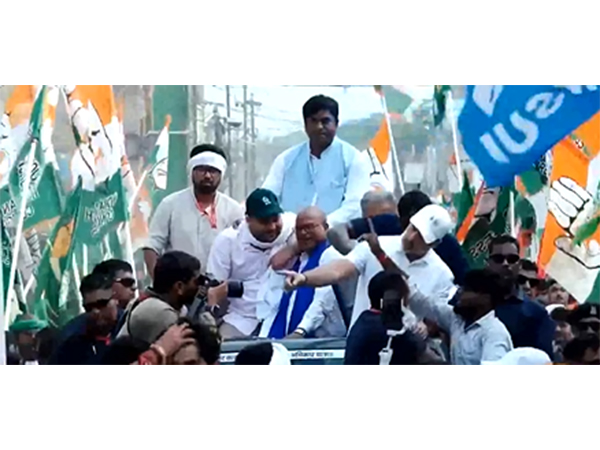 Rahul Gandhi and RJD leader Tejashwi Yadav take part in Voter Adhikar Yatra held in Bihar (Source: Rahul Gandhi's social media page)