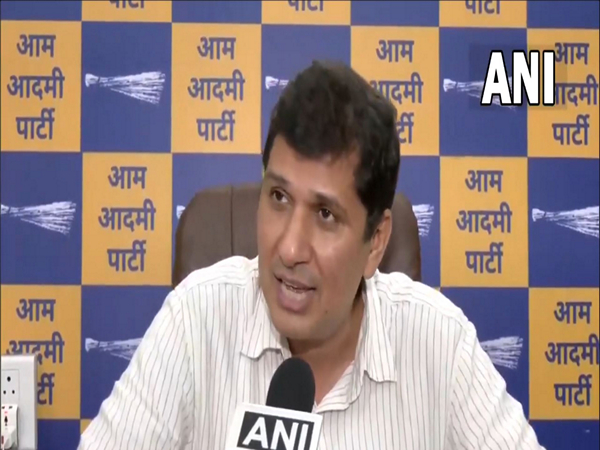 AAP State President Saurabh Bhardwaj (Photo/ANI)