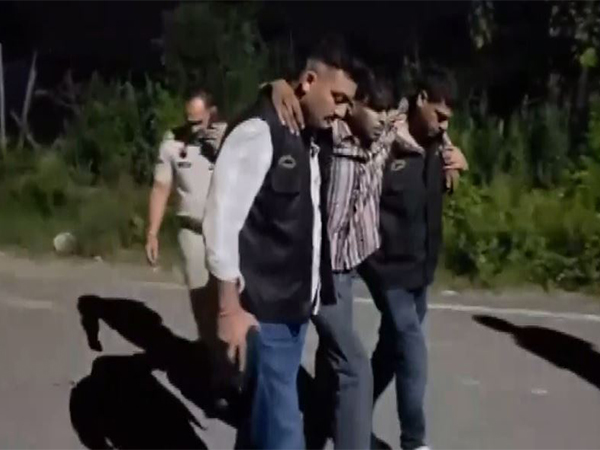 The accused was taken to the hospital after being shot in the leg.  (Photo/ANI)