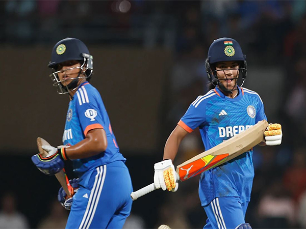 Indian batters Richa Ghosh and Yashtika Bhatia (Photo: ICC)