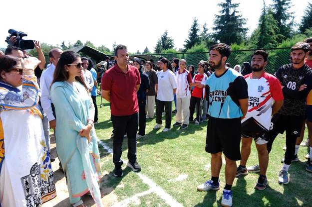 Raksha Khadse during her visit. (Photo: MYAS/PIB)