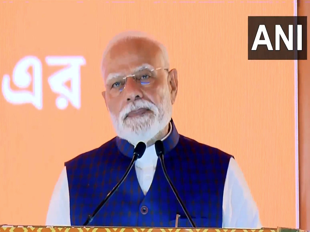 Prime Minister Narendra Modi in Kolkata. (Photo/ANI)