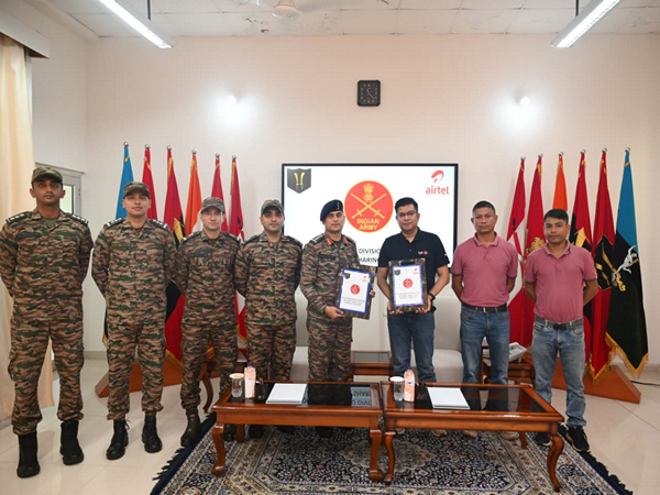 Dao division & Bharti Airtel Pvt Ltd join hands to strengthen connectivity in forward areas of Arunachal Pradesh (Photo/ANI)
