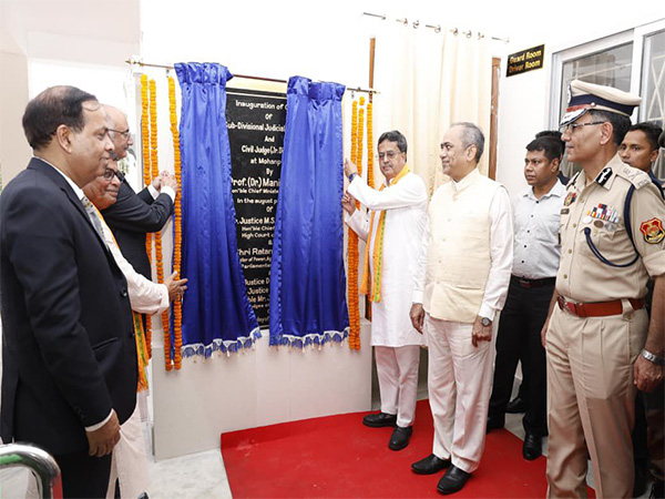Tripura CM Manik Saha inaugurates Mohanpur Sub-Divisional Court, calls for fair and speedy justice (Photo/ANI) 