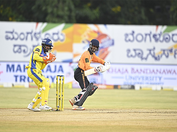 Hubli Tigers batter Karthikeya KP (Photo: KSCA)