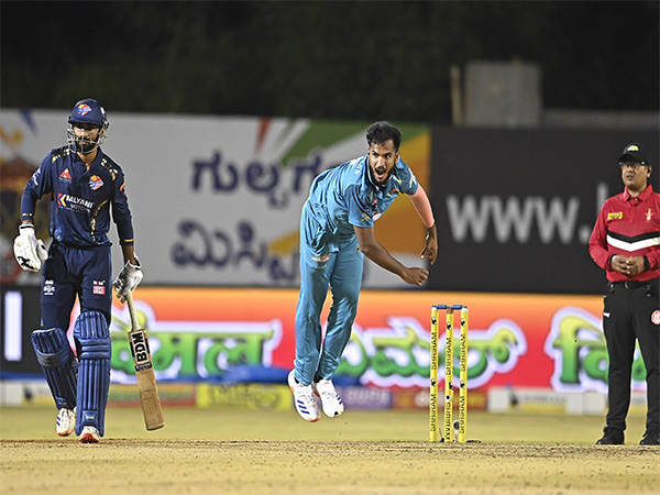 Gulbarga Mystics bowler Vyshak Vijaykumar (Photo: KSCA) Gulbarga Mystics bowler Vyshak Vijaykumar (Photo: KSCA)