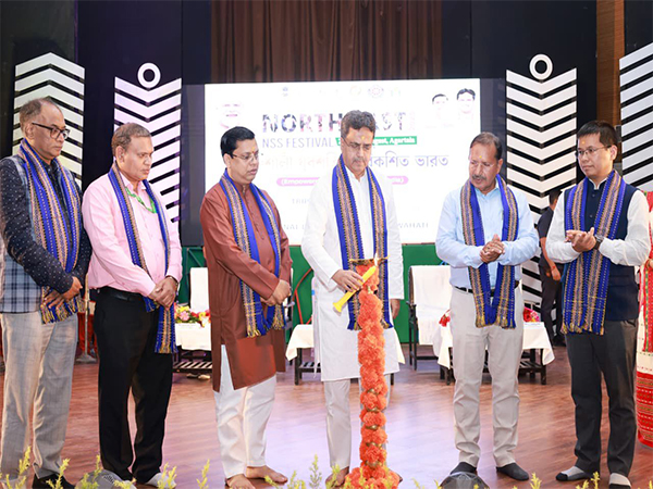 Tripura CM Manik Saha addressing the inaugural session of North East NSS Festival 2025 in Agartala (Photo/CMO)