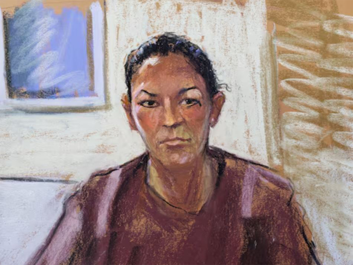 Ghislaine Maxwell appears via video link during her arraignment hearing in Manhattan Federal Court (Image/Reuters)