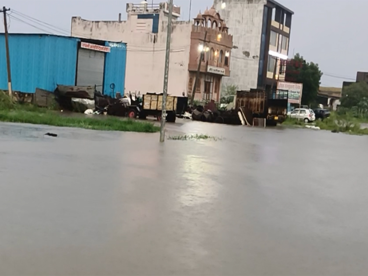 Dausa inundated after incessant rains (Photo/ANI)