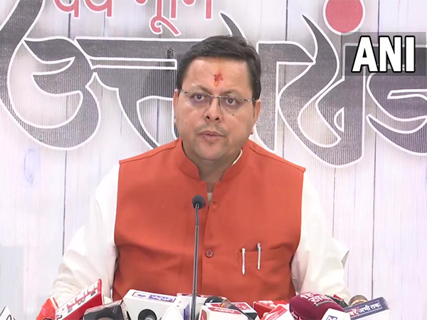  Uttarakhand Chief Minister Pushkar Singh Dhami (Photo/ANI)