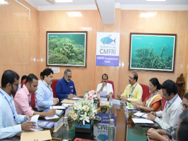 MoS George Kurian with officials (Photo/PIB)