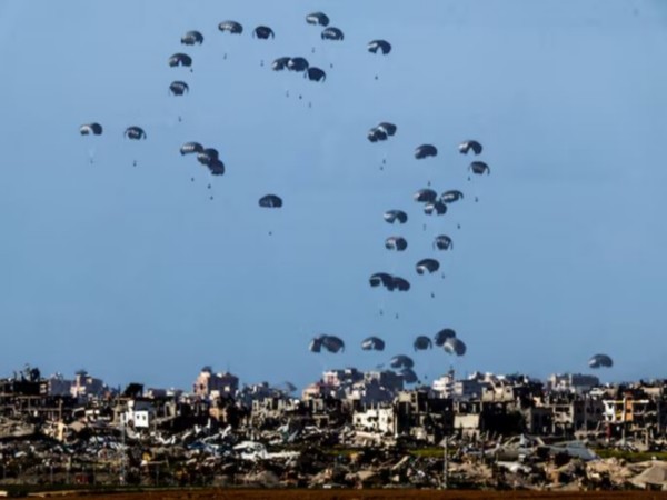 Airdrop in Gaza (Image/Reuters)