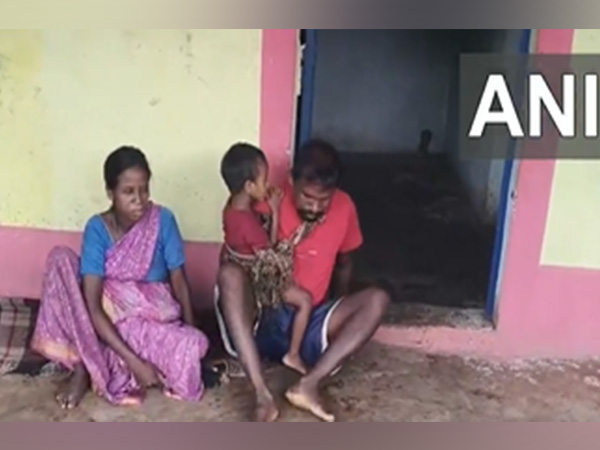 Visually impaired family of three provided permanent house under PM-JANMAN initiative (Photo/ANI) 