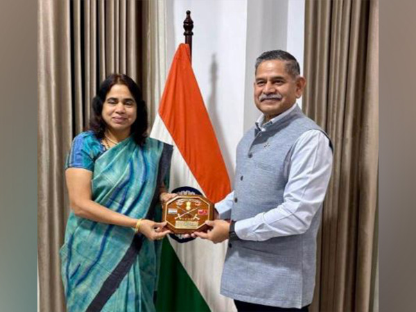 COAS General Upendra Dwivedi in Algeria with Ambassador Swati Vijay Kulkarni (Photo/ X@indiainalgeria)