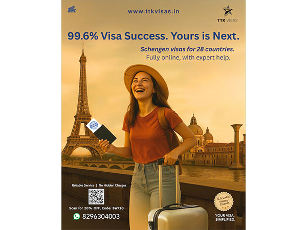 TTK Visas launches automated platform for Schengen Visa Applications with fully online process and expert assistance for hassle free visas. 99.6% Visa Success. Yours is next