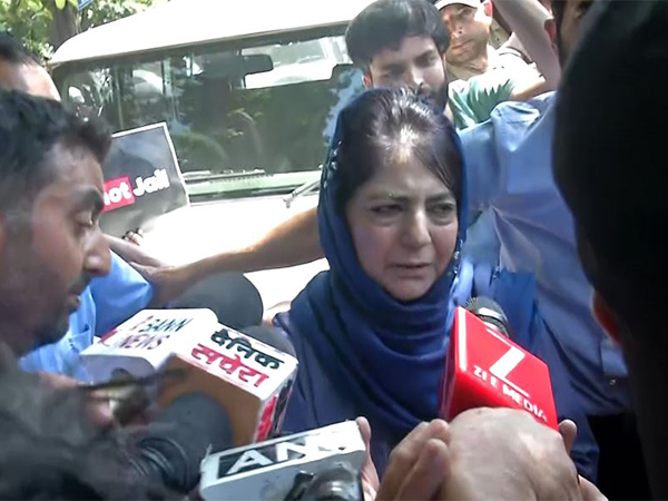 J&K PDP chief Mehbooba Mufti (Photo/ANI)