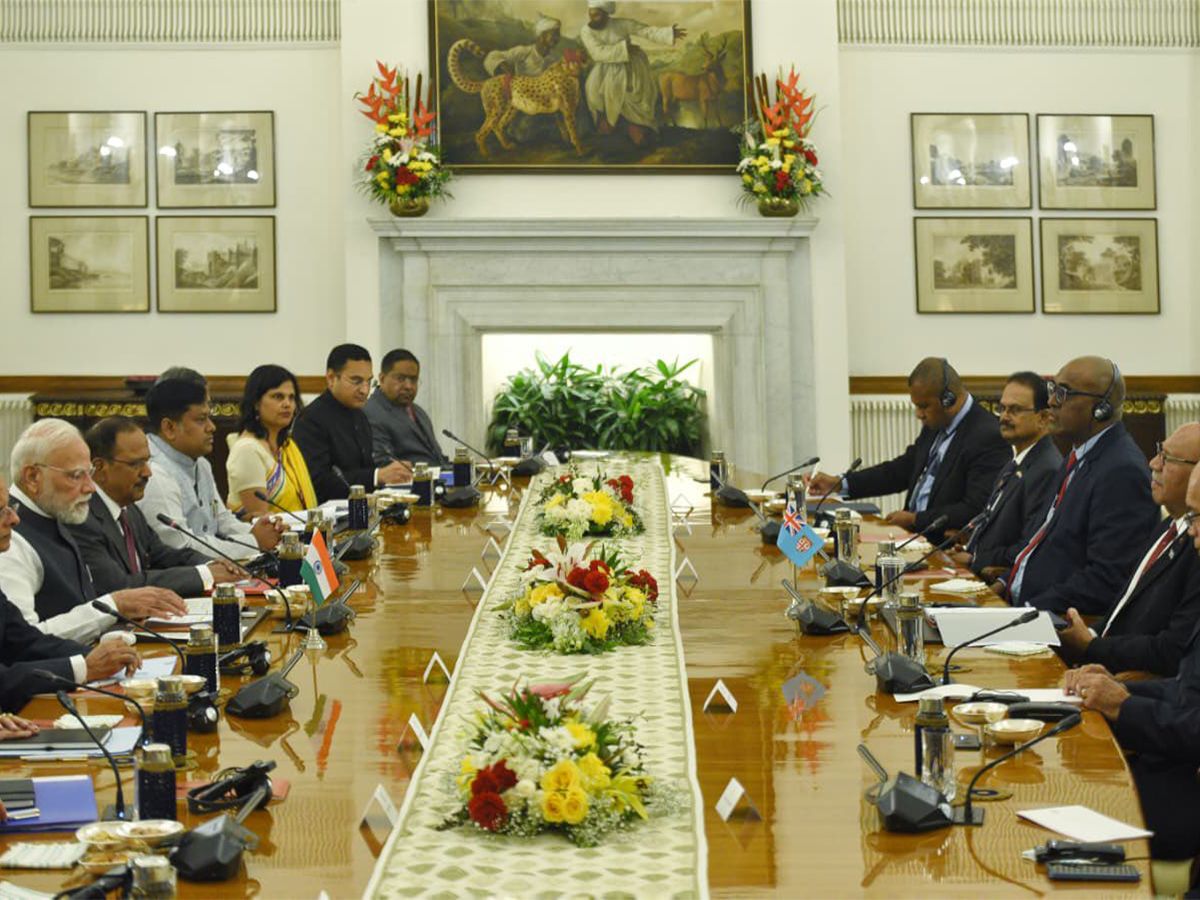 Delegation level talks between India and Fiji (Photo/ X@MEAIndia)