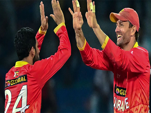 Zimbabwe players Sikandar Raza and Craig Ervine (Photo: ICC)