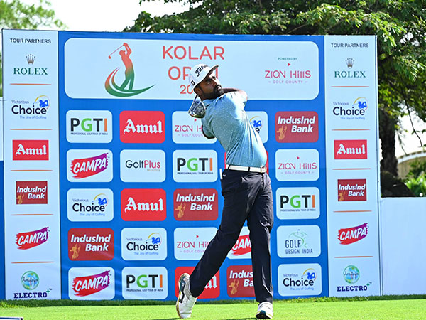 Arjun Prasad during Pro-Am event of Inaugural Kolar Open (Image: PGTI)