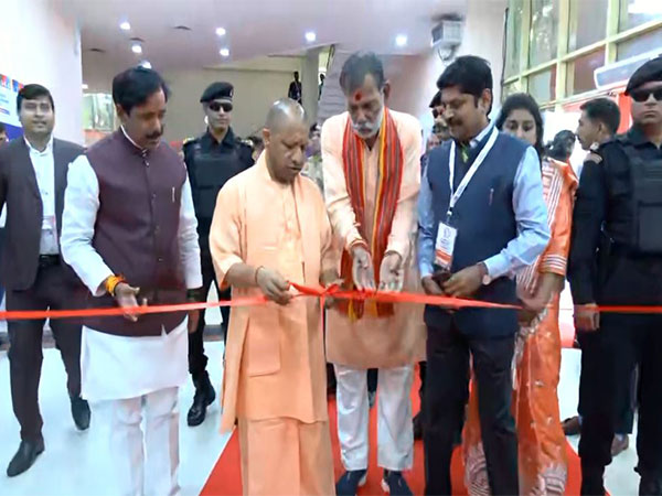 UP CM Yogi Adityanath inaugurates 'Rozgar Mahakumbh 2025' in Lucknow. (Photo/ANI)