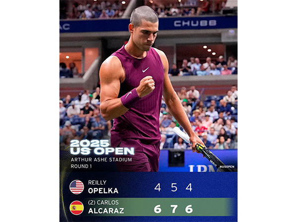 Carlos Alcaraz. (Photo: @usopen X)