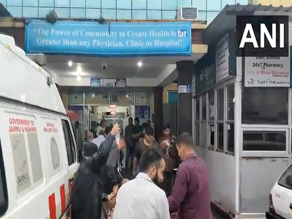 Visuals from CHC Katra where the bodies and injured people have been brought. (Photo/ANI)