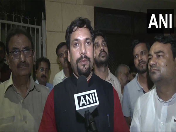 AAP MLA Sanjeev Jha (Photo/ANI)