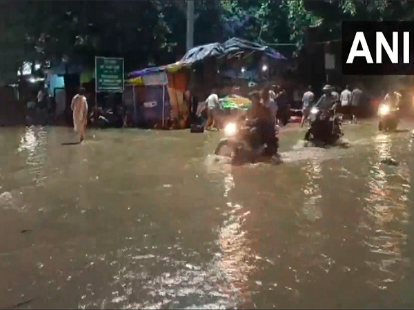 Heavy waterlogging caused by continuous rains (Photo/ANI)