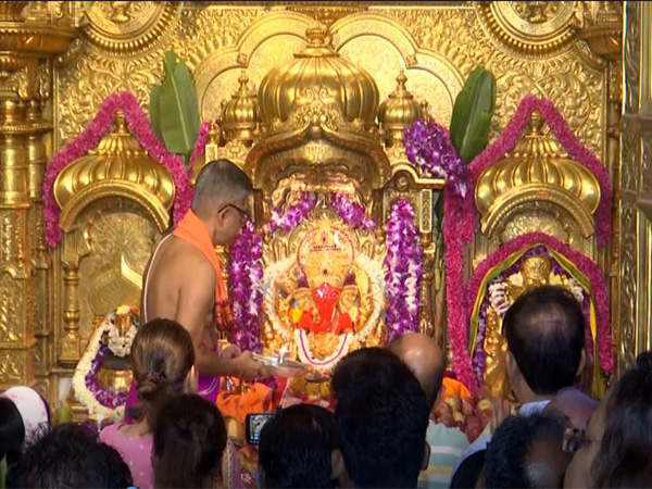 Shree Siddhivinayak Temple in Mumbai (Photo/ANI)