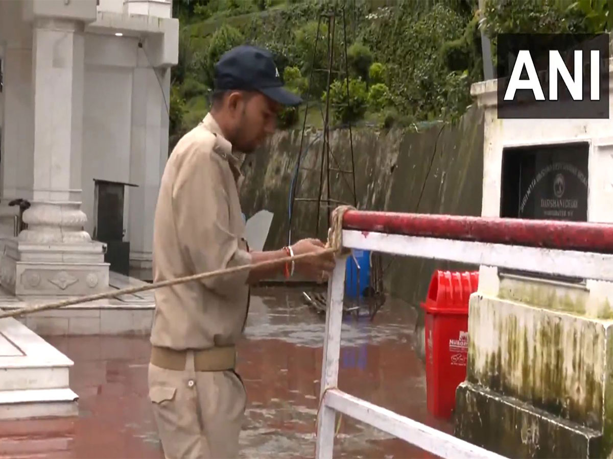 Visuals from Banganga entrance gate in J-K's Reasi (Photo/ANI)