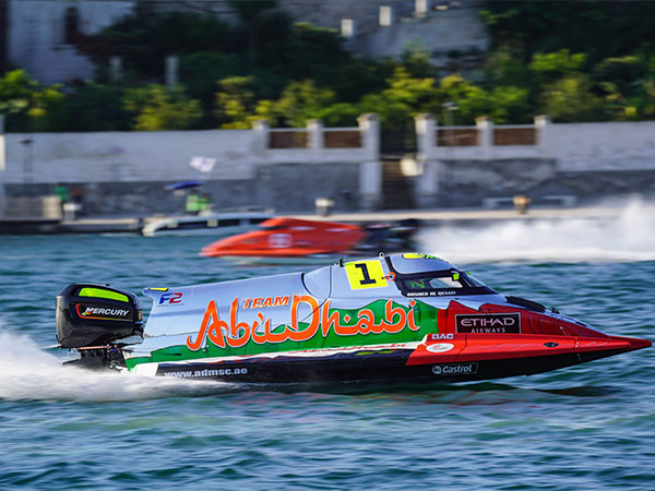 Abu Dhabi F2 Team gears up for round 3 of UIM F2 World Championship in Italy (Photo/WAM)